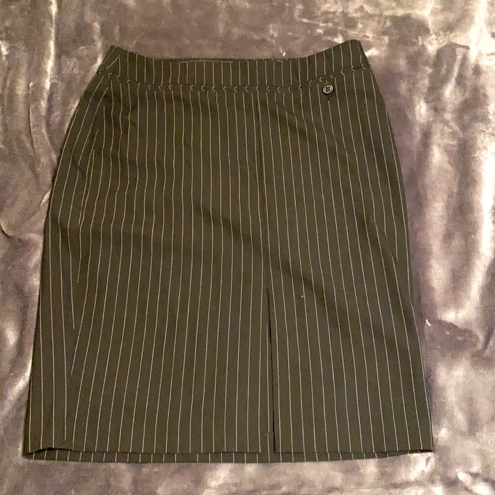 The Limited black pinstripe skirt, stretch size 4